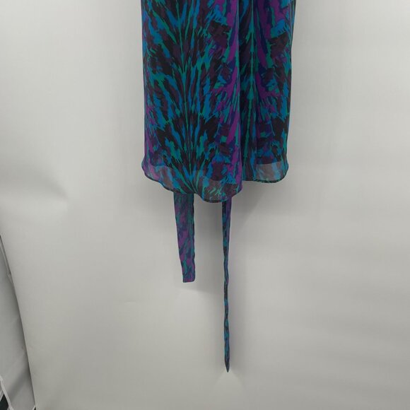 Express Womens Halter Neck Dress Cinched Waist Belted Size Small - Picture 3 of 9